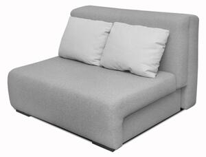 Sofa OKEYA 160 bez boków z funkcją spania, szara