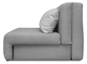 Sofa OKEYA 160 bez boków z funkcją spania, szara