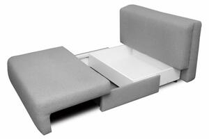 Sofa OKEYA 160 bez boków z funkcją spania, szara