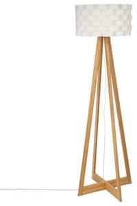 Lampa podłogowa bambusowa, wys. 150 cm