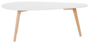 Zestaw 2 stolików kawowych biały styl skandynawski Fly III Beliani