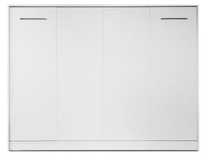 Półkotapczan poziomy 140x200 z opcjonalną szafą - Biały mat