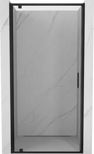Mexen Exo drzwi prysznicowe uchylne 60 cm, transparent, czarne - 8181-060-000-70-00
