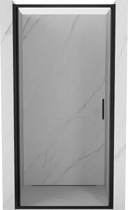 Mexen Exo drzwi prysznicowe uchylne 65 cm, transparent, czarne - 817-065-000-70-00