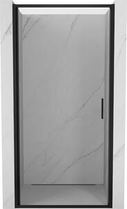 Mexen Exo drzwi prysznicowe uchylne 75 cm, transparent, czarne - 817-075-000-70-00