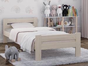 Łóżko drewniane Manta 90x200 EKO Sosna bielona
