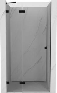 Mexen Lunar drzwi prysznicowe uchylne lewe 85 cm, transparent, czarne - 834-085-000-70-00-L