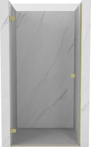 Mexen Lunar-B drzwi prysznicowe uchylne lewe 65 cm, transparent, złote szczotkowane - 832-065-000-55-00-L