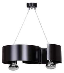 VIXON 2 BLACK 284/2 nowoczesna lampa wisząca chrom czarna