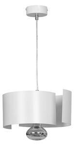 VIXON 1 WHITE 306/1 nowoczesna lampa wisząca chrom biała