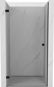 Mexen Lunar-B drzwi prysznicowe uchylne lewe 100 cm, transparent, czarne - 832-100-000-70-00-L