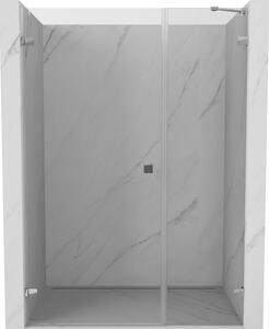 Mexen Lunar-B drzwi prysznicowe uchylne lewe 110 cm, transparent, chrom - 832S-110-050-01-00-L
