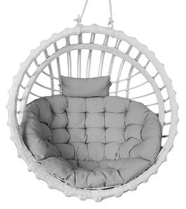 Fotel wiszący kokon - biały