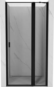 Mexen Mist drzwi prysznicowe uchylne prawe 90 cm, czarna ramka, czarne - 8A4-090-000-70-70-P
