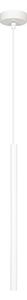 SELTER 1 WHITE 553/1 designerski spot wiszący halogen punktowy tuba biała długa