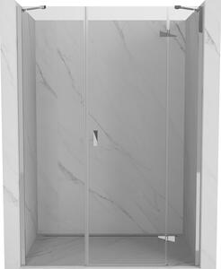 Mexen Mist-H drzwi prysznicowe uchylne prawe 130 cm, transparent, chrom - 8A5-130-001-01-00-P