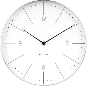 Zegar ścienny Normann 27,5 cm biały