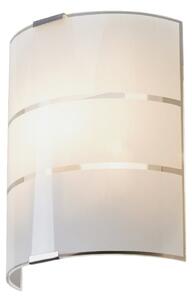 Lampa Ścienna Lindby, Vincenzo, ściemnialny, biały, salon, szkło, nowoczesny