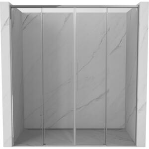 Mexen Rox Duo drzwi prysznicowe rozsuwane 180 cm, transparent, chrom - 8C2-180-002-01-00