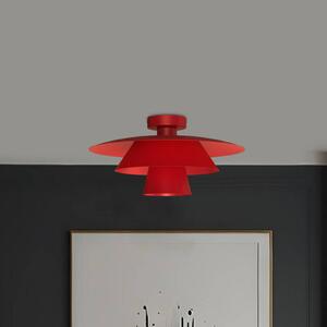 Lampa sufitowa Plato Luminex, możliwość ściemniania, czerwony, salon / jadalnia, metal, nowoczesny