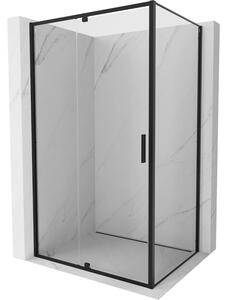 Mexen Exo kabina prysznicowa uchylna 100 x 80 cm, transparent, czarna - 819-100-080-70-00