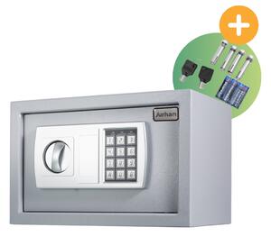 Jurhan Elektroniczny sejf meblowy SAFETY, 31 x 20 x 20cm, srebrna