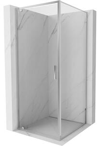 Mexen Exo kabina prysznicowa uchylna 75 x 75 cm, transparent, chrom - 8181-075-075-01-00