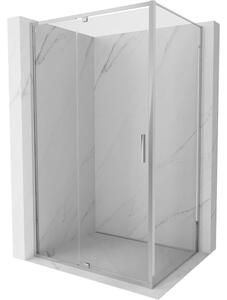 Mexen Exo kabina prysznicowa uchylna 145 x 70 cm, transparent, chrom - 819-145-070-01-00