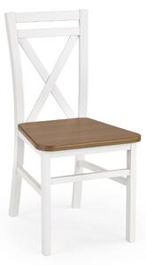 Drewniane krzesło do jadalni w stylu skandynawskim Biały Olcha COOPER