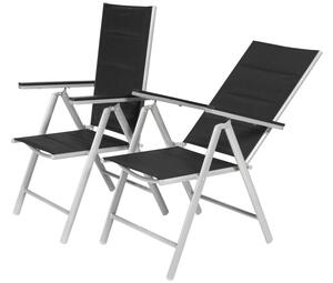 OUTLET - Krzesło ogrodowe MODENA - Czarne