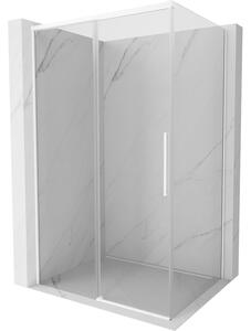 Mexen Rox kabina prysznicowa rozsuwana 135 x 80 cm, transparent, biała - 8C2-135-080-20-00