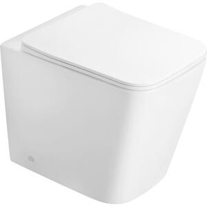 Mexen Cube miska wc stojąca Rimless z deską wolnoopadającą slim, duroplast, biała połysk - 32924000