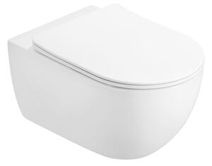 Mexen Carmen 2.0 miska wc Rimless Tornado z deską wolnoopadającą slim, duroplast, biała połysk - 3088L4000T
