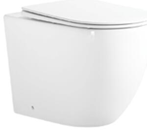 Mexen Lena miska wc stojąca Rimless Tornado z deską wolnoopadającą slim, duroplast, biała połysk - 3222T4000
