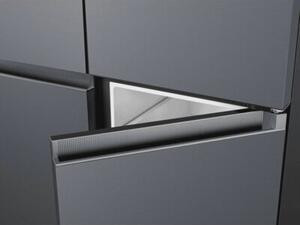 Lodówka TCL AI RC521CXE0 Side by Side No Frost 190cm Inox