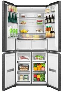Lodówka TCL AI RC521CXE0 Side by Side No Frost 190cm Inox