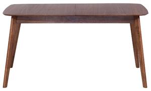 Stół do jadalni rozkładany 150/190x90 cm blat w kolorze ciemnego drewna Madox Beliani