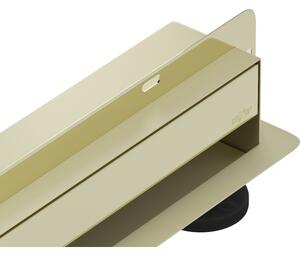 Mexen Flat Wall odpływ liniowy ścienny 2w1 50 cm, złoty - 1530050