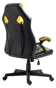 Fotel gamingowy czarno-żółty UPLAY
