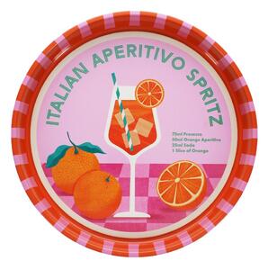 Metalowa taca ø 33 cm Aperitivo Spritz – Rex London