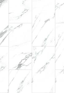 Mexen Glacier White panele winylowe 610 x 305 mm LVT Dryback 2,5 mm, podkład, 4 V-Fuga, Jazz White - F1451-0610-305-255-4V1-01