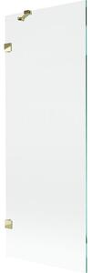 Mexen Lunar parawan nawannowy 1-skrzydłowy 70 x 150 cm, transparent, złoty - 897-070-000-50-00