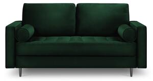 Zielona aksamitna sofa Milo Casa Santo, 174 cm