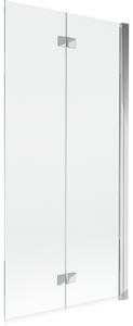 Mexen Mist parawan nawannowy 2-skrzydłowy prawy 90 x 150 cm, transparent, chrom - 8A9-090-002-01-00-P