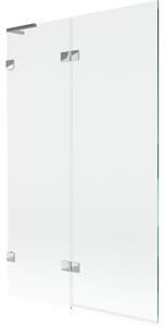 Mexen Lunar L parawan nawannowy 2-skrzydłowy lewy 110 x 150 cm, transparent, chrom - 897L-110-100-01-00-L