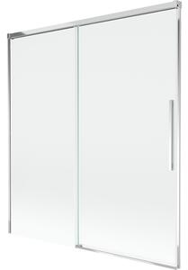 Mexen Rox parawan nawannowy 2-skrzydłowy rozsuwany 150 x 150 cm, transparent, chrom - 8C9-150-001-01-00