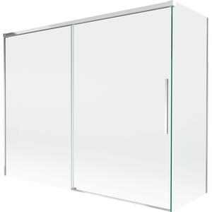 Mexen Rox parawan nawannowy 2-skrzydłowy rozsuwany 190 + 80 x 150 cm, transparent, chrom - 8C9-190-080-01-00