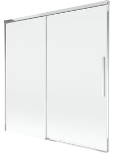 Mexen Rox parawan nawannowy 2-skrzydłowy rozsuwany 160 x 150 cm, transparent, chrom - 8C9-160-001-01-00