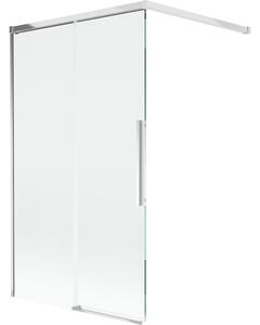 Mexen Rox parawan nawannowy 2-skrzydłowy rozsuwany 120 x 150 cm, transparent, chrom - 8C9-120-003-01-00