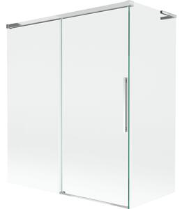 Mexen Rox L parawan nawannowy 2-skrzydłowy rozsuwany 140 + 70 x 150 cm, transparent, chrom - 8C9L-140-070-01-00